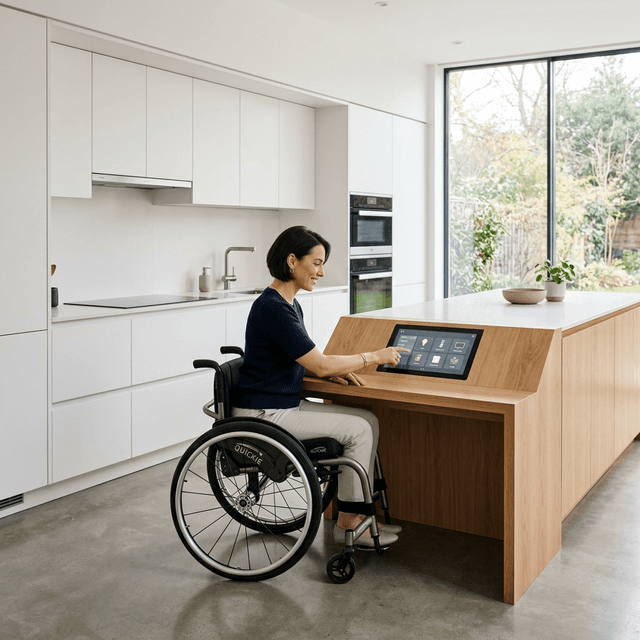 Ultra-modern accessible kitchen